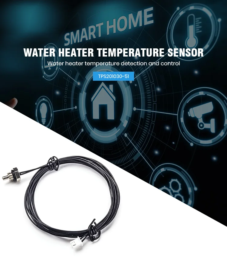Wholesale High Temperature Resistance Water Heater Temperature Sensor Pt100 Pt1000 Ntc