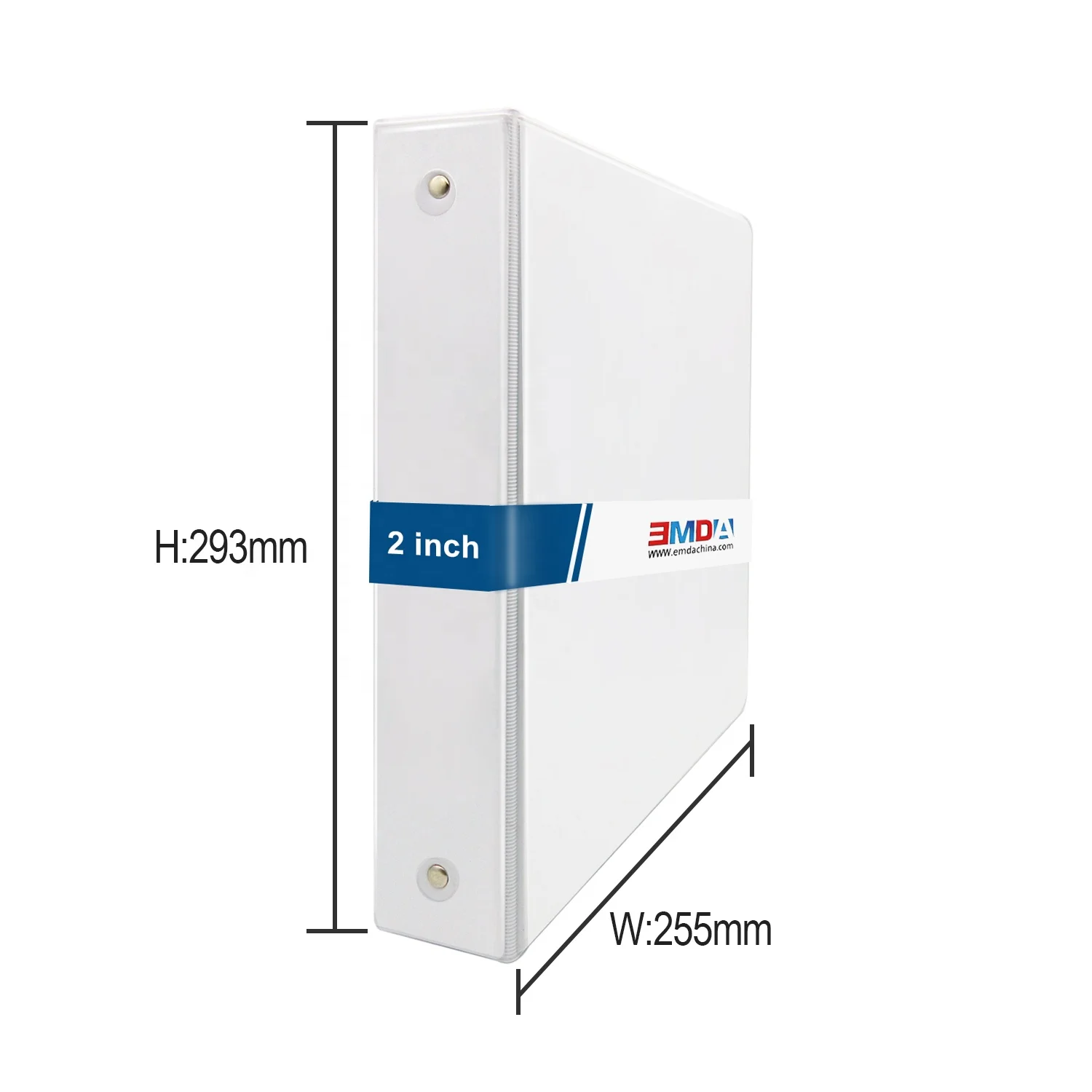 Office Stationery Desktop Organizer Binder White Pvc Cover 3 D Shape 2