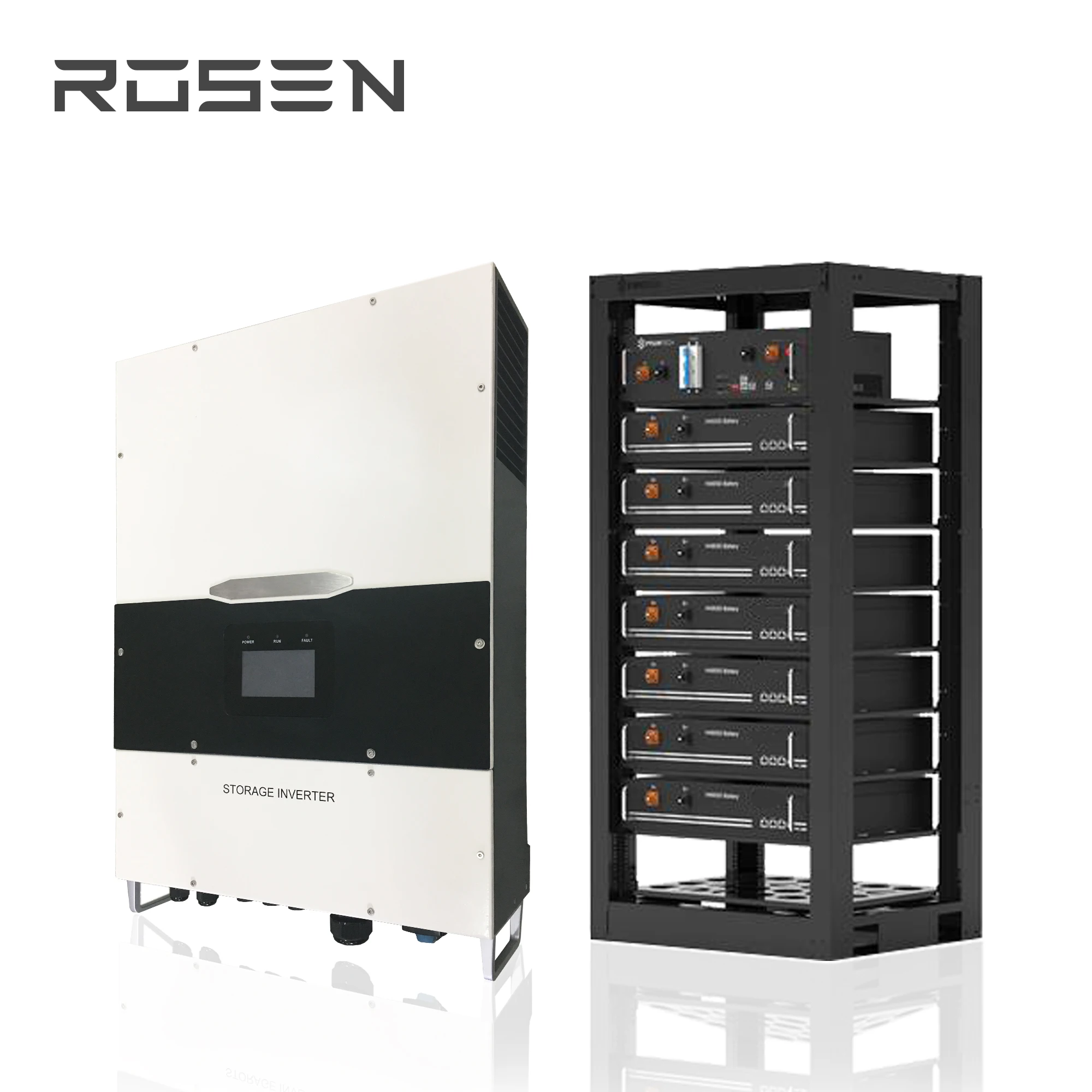 Rosen Solar pv Battery System 30kw 50kw 80kw Utility Scale Battery Storage