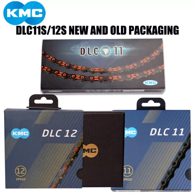 Chaîne 12V KMC DLC12 Noir/Rose