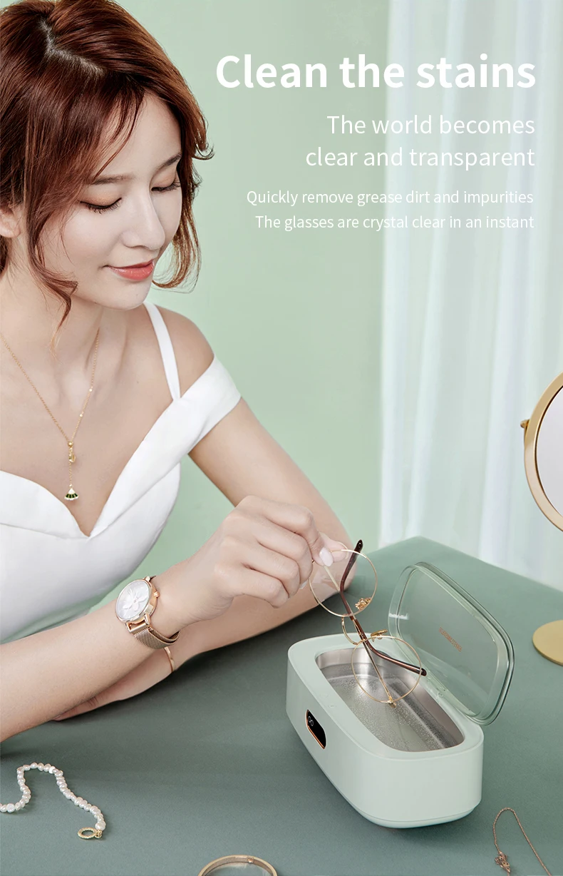 2023 Mini Digital Denture High Frequency Vibration Cleaning Machine