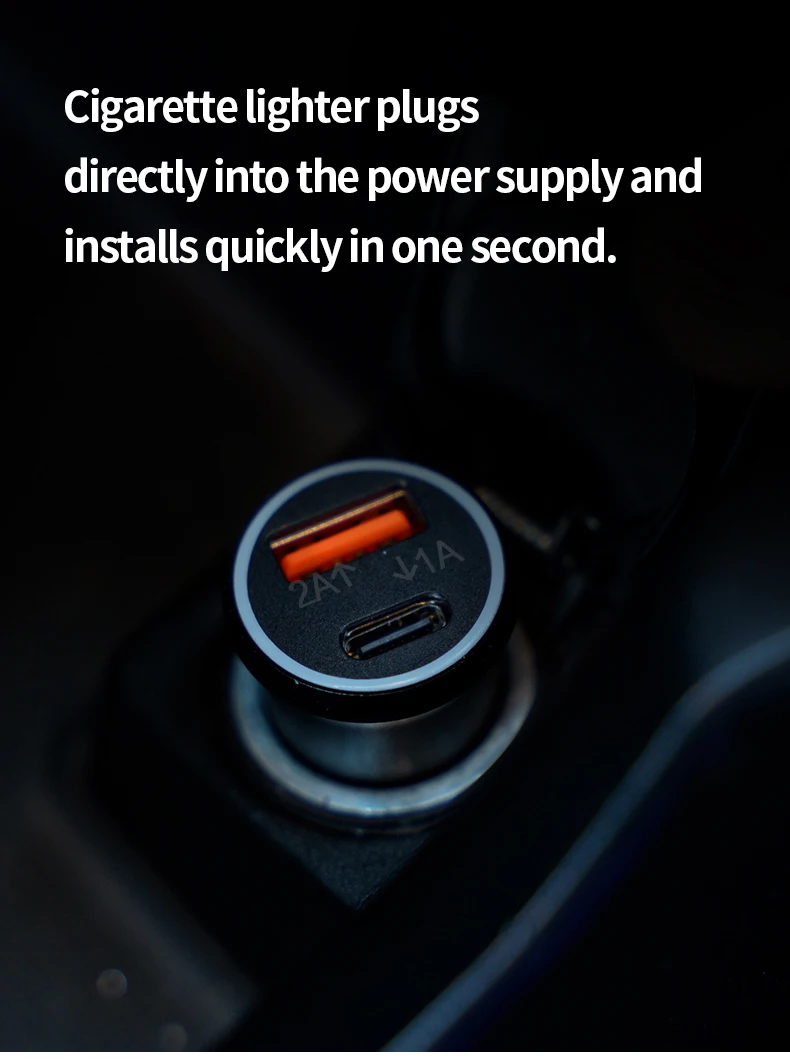 MFi Made iOS GPS Locator Wireless Car Charger PD 20W USB Type-c Anti-Loss Dashboard Dashboard for Apple Find My App 1-Year