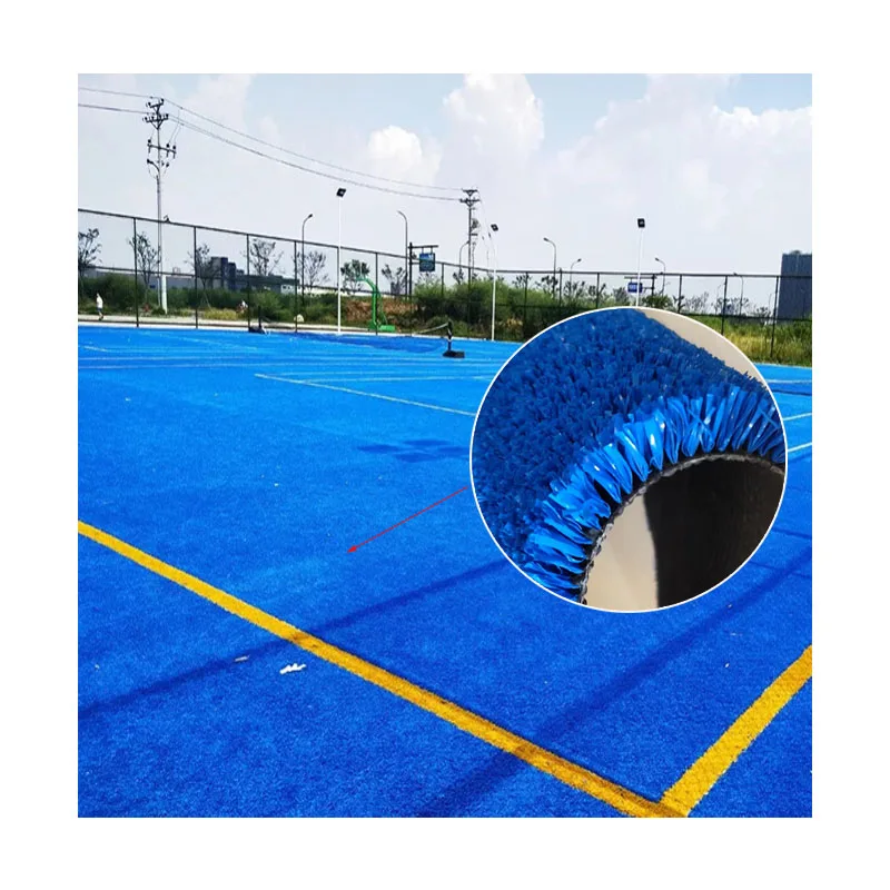 Hot Sale Good Toughness Synthetic Plastic Turf Carpet Blue  artificial turf grass