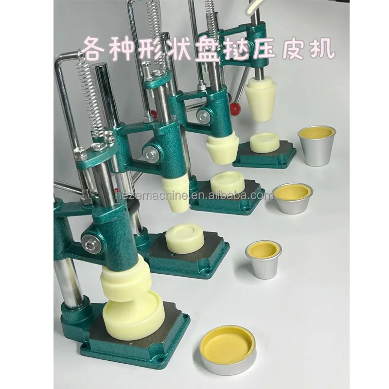 Manual High Fat Meat Pie Molding Forming Machine Choco Pie Crust Press Machinery Pie Making Machine for Home Use