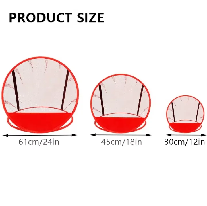 Indoor Outdoor Versatile 3 Sizes Pop up Golf Chipping Net Set Portable Golf product detail 2