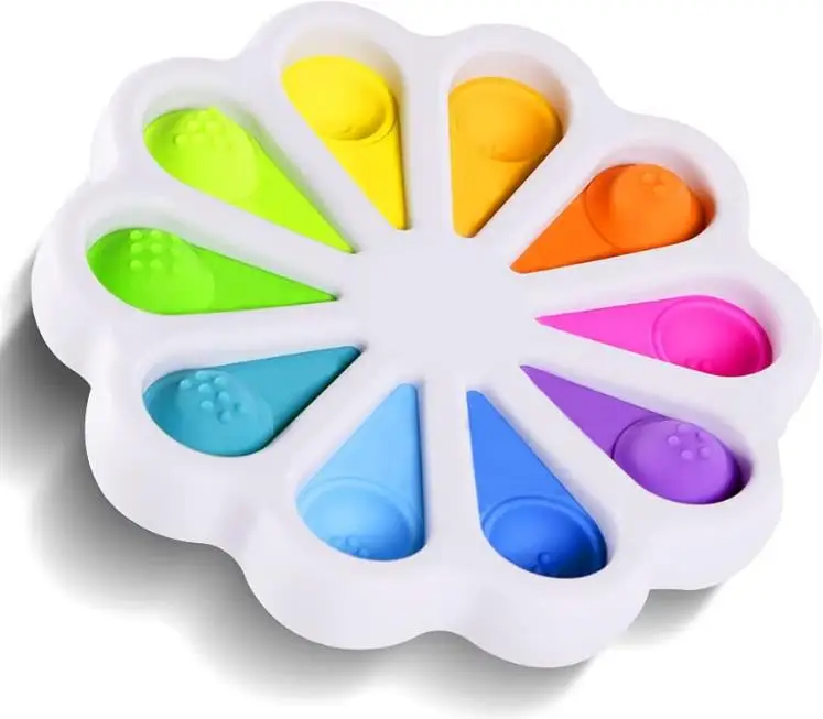 Sederhana-dimple Fidget Popper Mainan 