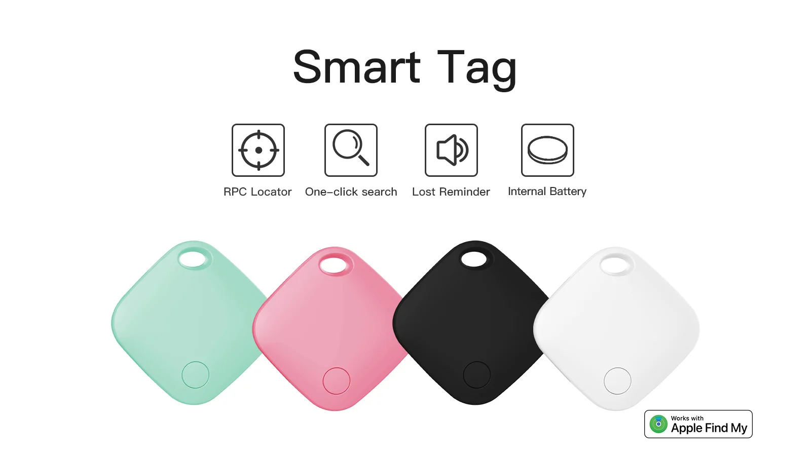 Rsh Custom Logo Smart Gps Tracker Tag Mfi Find My Airtag Itag Key