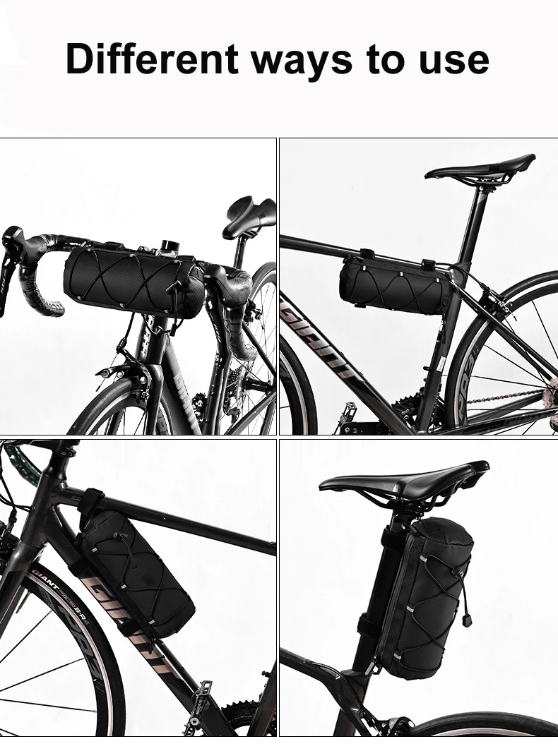 Motorcycle Handlebar Bag Universal Waterproof Front Storage Bag Bicycle Handlebar Bag Compatible