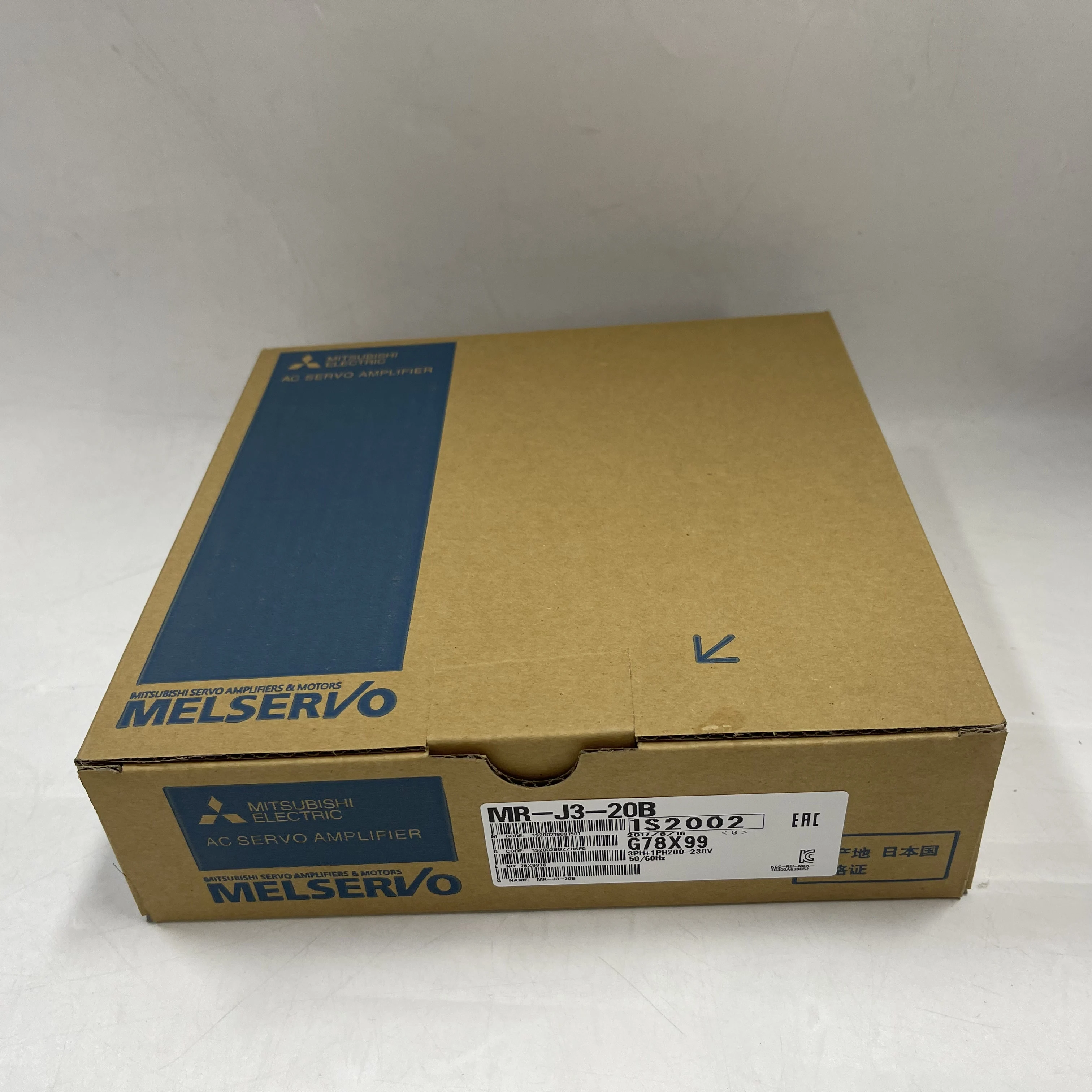 MITSUBISHI AC Servo Amplifier MR-J3-20B