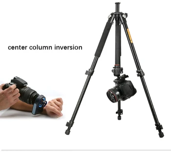 Professional Tripod Photo Camera 55.5'' Camera Travel Tripod Damping Ball Head Aluminum Compass Construction Camera Tripod product image