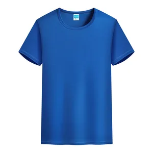 Wholesale Casual Plain T Shirts Soft Polyester Unisex Quick Dry Breathable T-Shirt