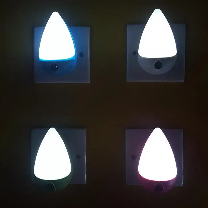 A68 Water Drop Led Light Sensor Night Light Plug in Bedside Lamp Led Lamp Night Light for Home
