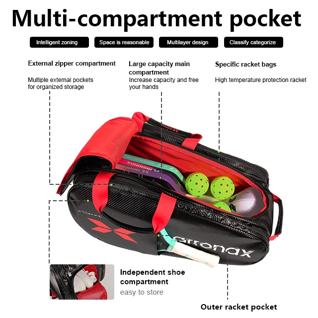 Arronax Portable Carbon Fiber PU Waterproof Backpack