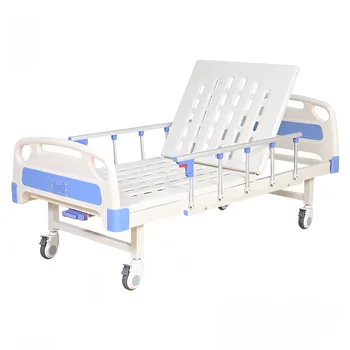 1 Function manual medical bed, hospital bed price discount factory wholesale, can be customized