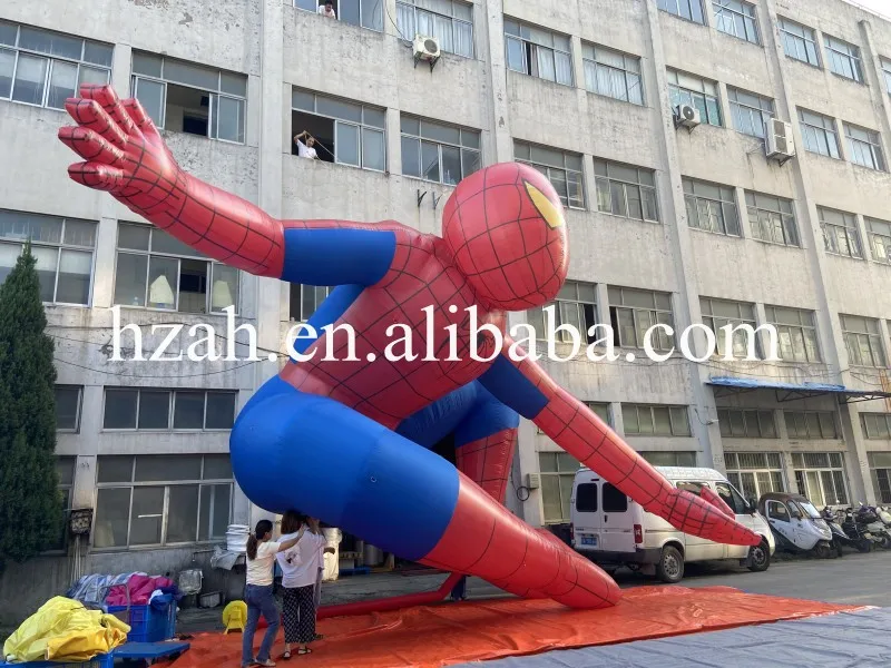 Giant Marvel Hero Character Model Inflatable Spiderman Balloon for Theme Party Decoration