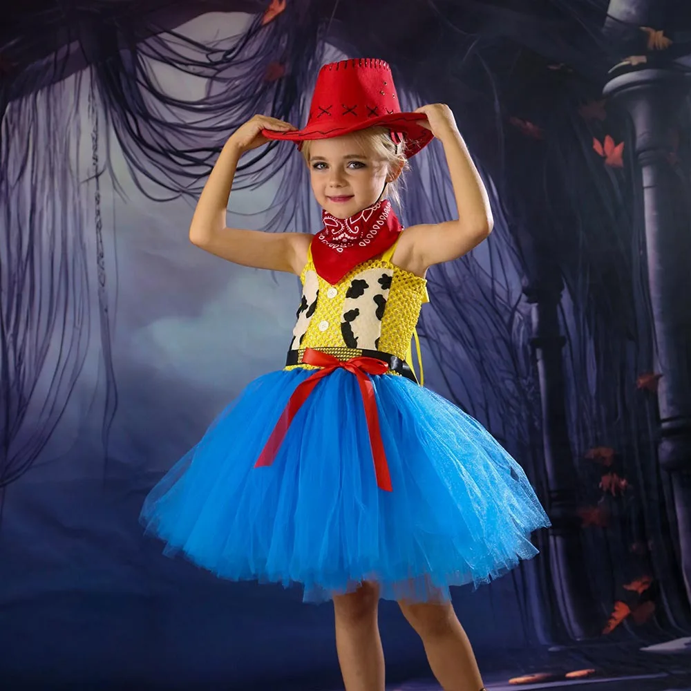 3cs Set Cowgirl Costume For Halloween - Perfect For Kids 3cs Set Cowgirl Costume For Halloween - Perfect For Kids