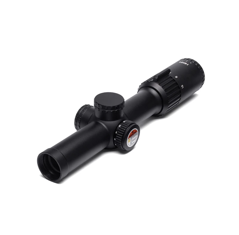 IP67 Waterproof Shockproof 1000G Tactical Hunting Scope with BDC-B1 Prism Reticule HD 1-6x24IR LPVO Made of Aluminum