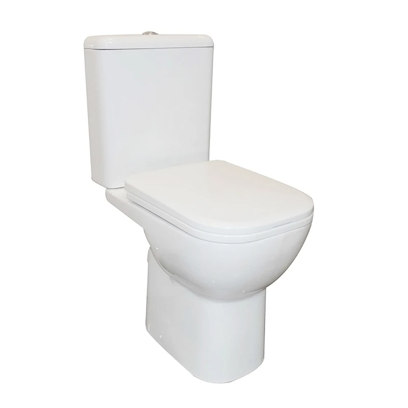 Cheapest UK Europe Toilet WC Inodoro Square 2 pcs Toilet Bowl Rimless Wash Down Ceramic Toilette