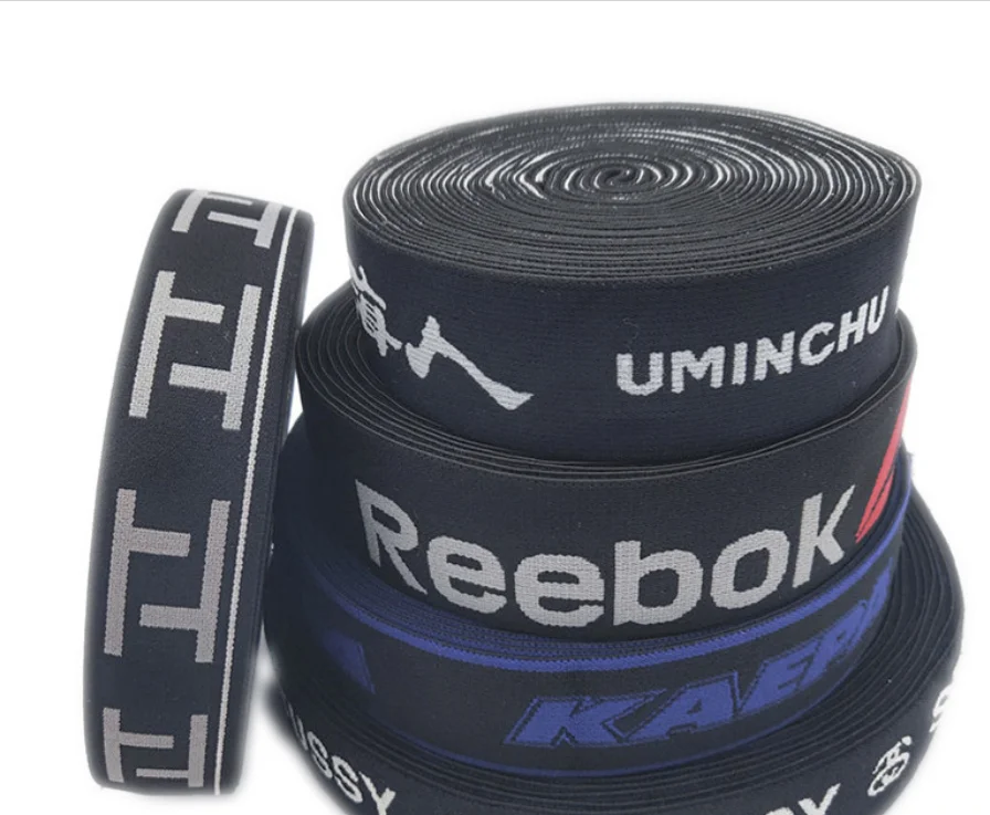 Мягкая высокопрочная одежда многоразовая тканая жаккардовая нейлоновая эластичная тесьма для нижнего белья