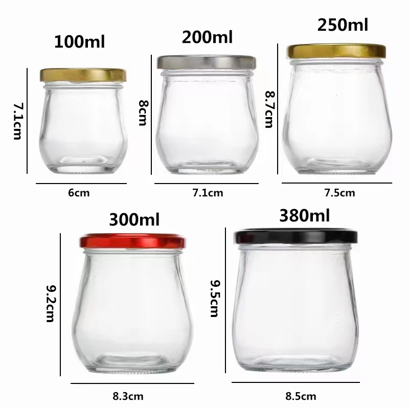 Mini Yogurt Jars Candle Glass Favor Jars – ThePrettyPartyBoxx