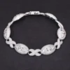 All White Moissanite