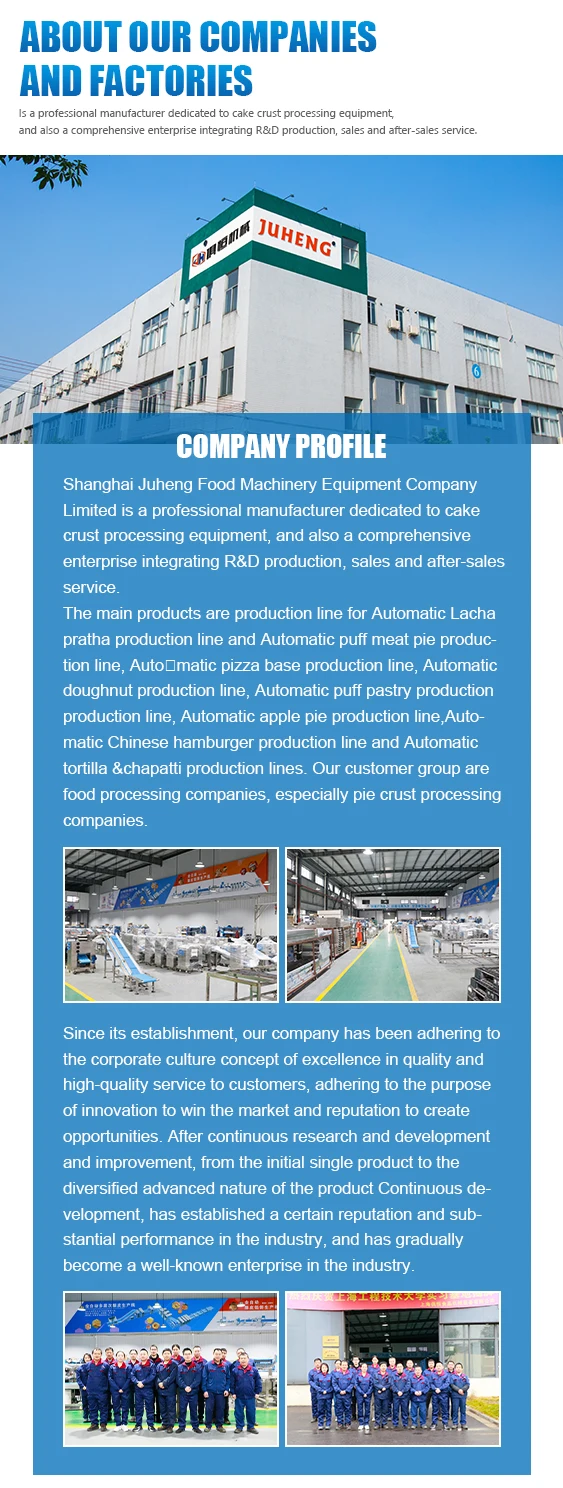 CE Certified product line for pizza processing line for frozen pizza factory industrial pizza base making line factory