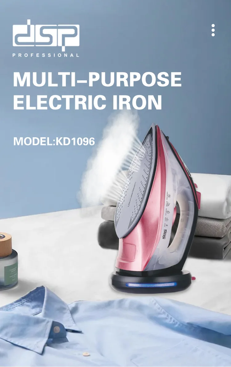 Cordless Steam Iron Steamer Electric Irons For Clothes Mini Steam Iron