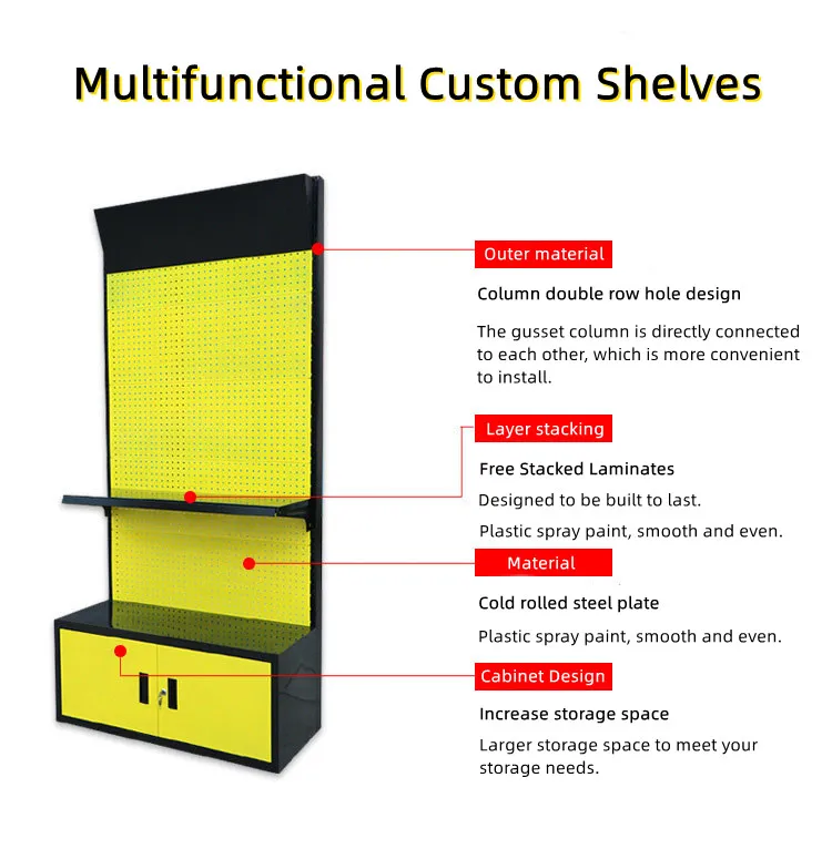 Wholesale Hardware Tool Retail Store Hanging Display Rack Metal