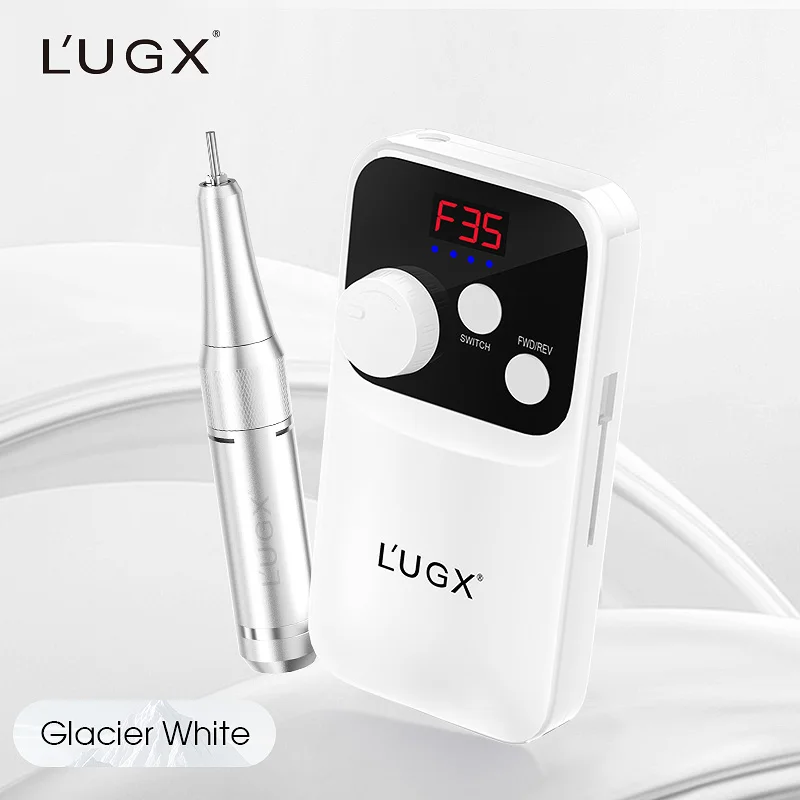 L'UGX LG602s Portable Rechargeable Nail Drill Machine - 35000 RPM