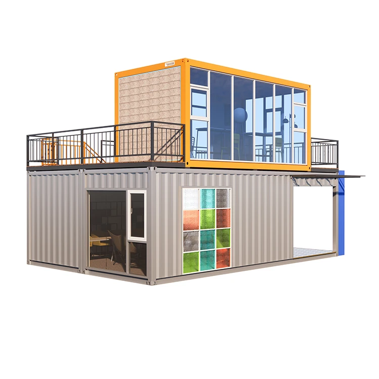 Design Import Prefab Modern Luxury Shipping Container House Villa 40ft 2 Bedroom Prefabricated Home With Floor Plan From China