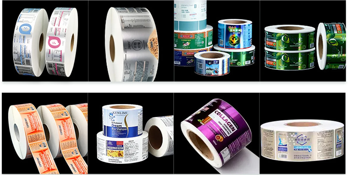 Custom waterproof logo sticker private design 3d big circle round paper ...