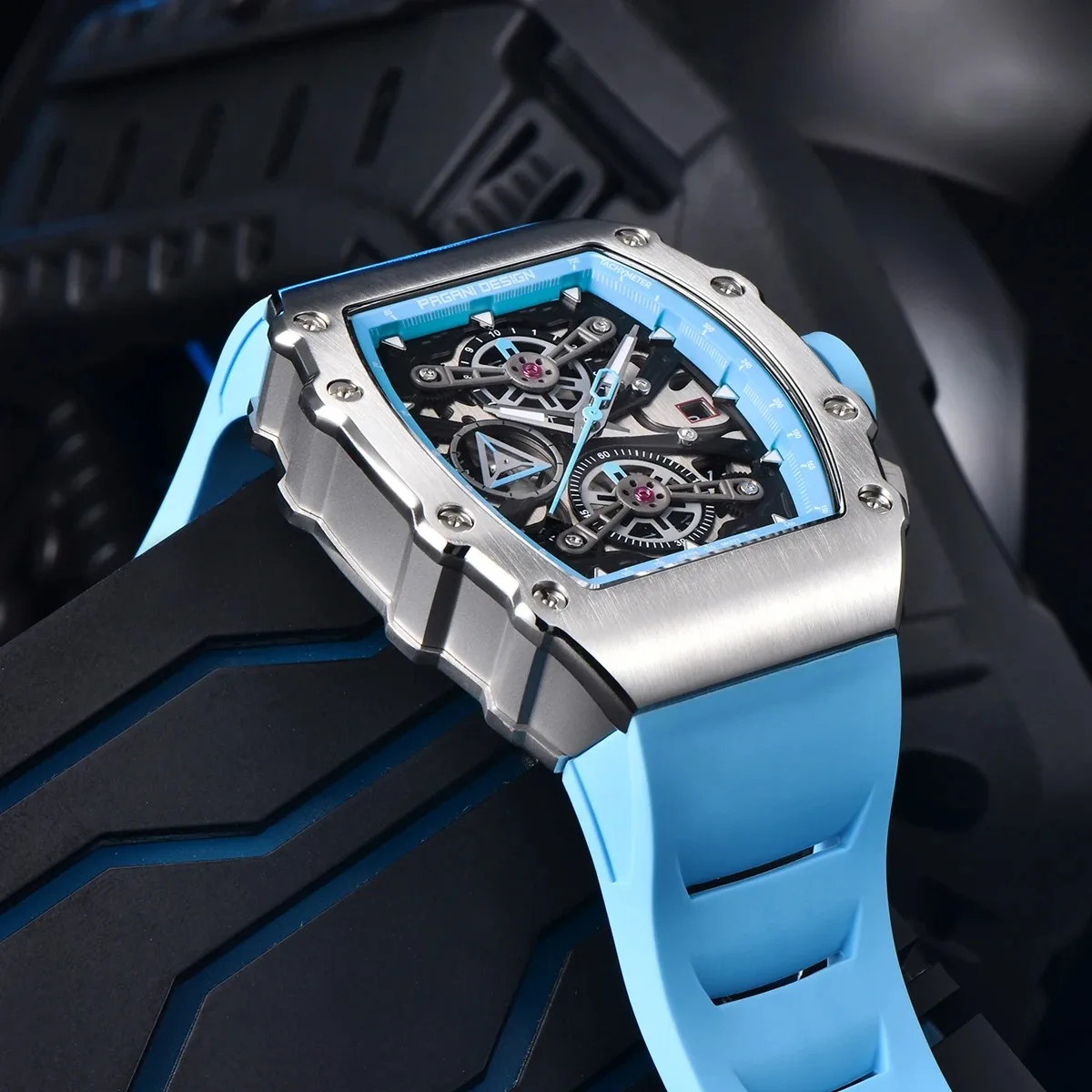 Orologio al quarzo da uomo PD-YS011 con DESIGN PAGANI da uomo 100M