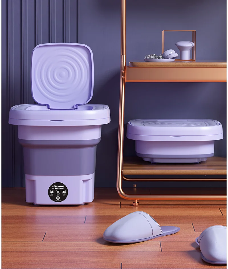 Электрическая портативная мини-Складная Стиральная машина детская одежда Нижнее белье стиральная и
