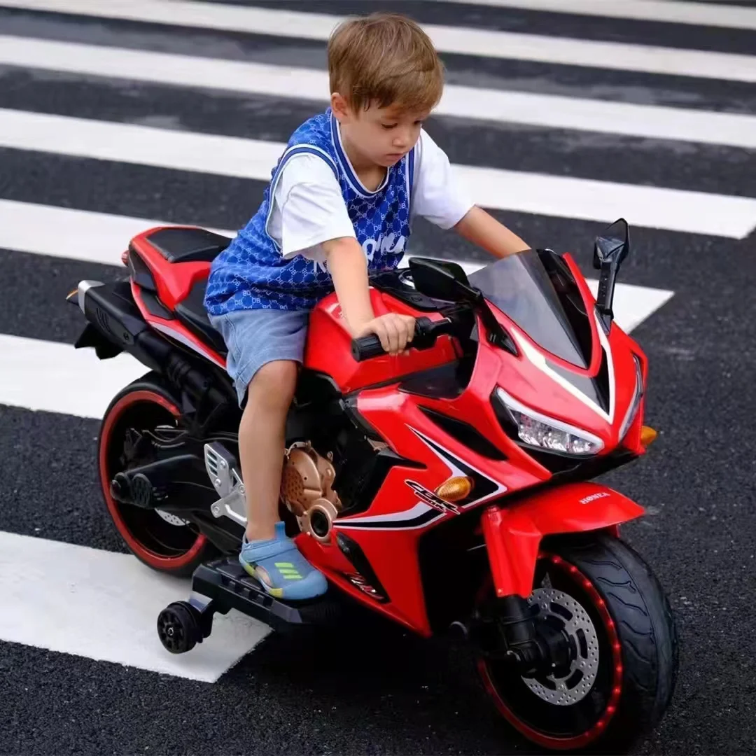 トライバイク　子供用キッズバイク 子供用電動バイク デュアルドライブ キッズマニュアルハンドル クール