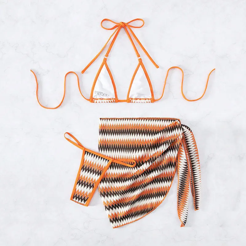 High Quality Mujer Big Boobs Crochet Triangle extreme String Thong Micro Mini Bathing Suit Swimwear Manufacturer Bikini Sets