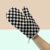 Black white checkered - 24cm(60g of no. 6 cotton)