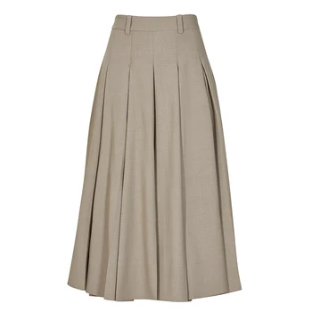 Classic Retro Style Half-length Umbrella Summer Casual Street style elegant solid color luxury designer premium skirt