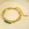 Gold Textured Cuff Bracelet