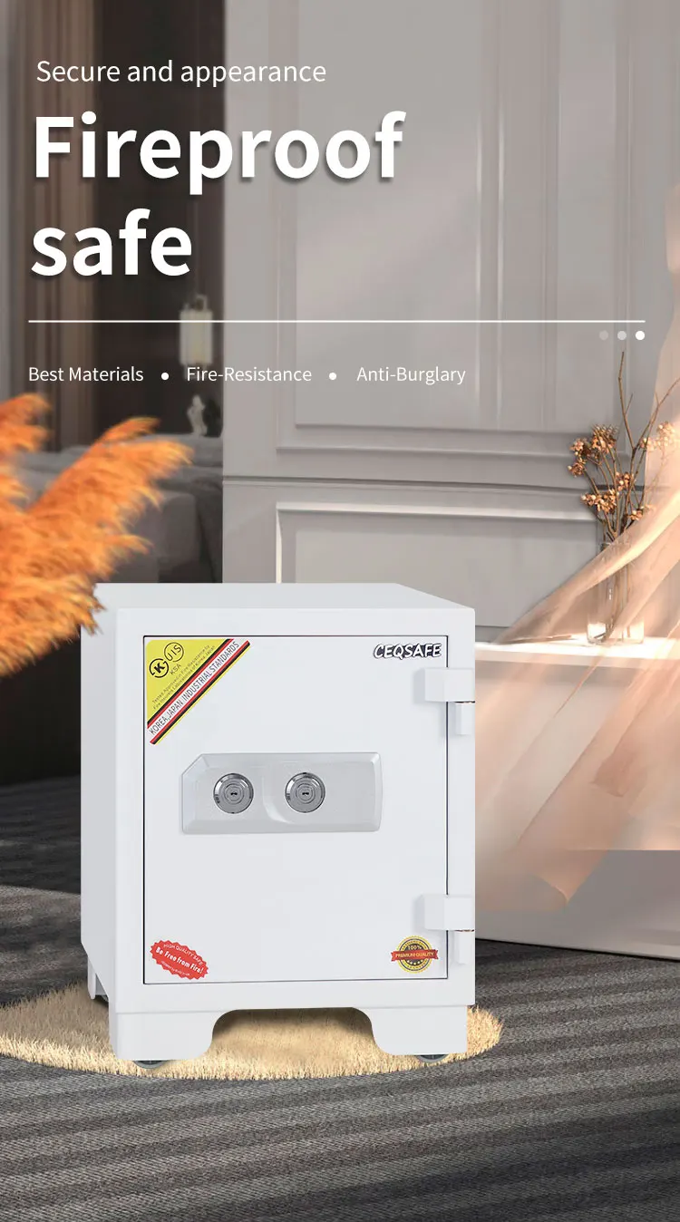CEQSAFE High Security 2 Hours Fireproof Locker Safety Box Fire Resistant Safe manufacture