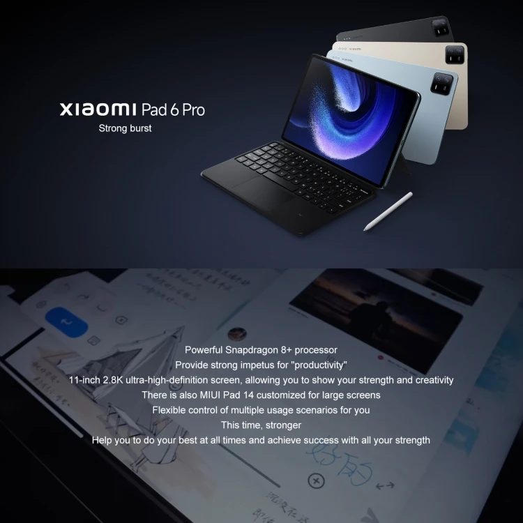 Xiaomi Pad 6 Pro - Premium WIFI Tablet PC for Professionals