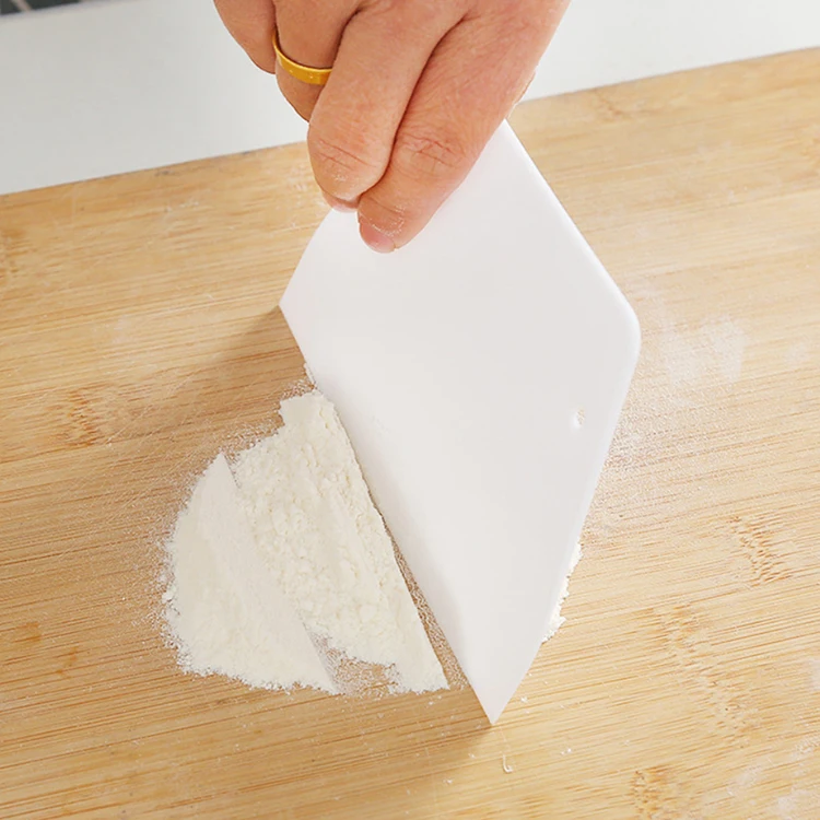 Plastic Pastry Dough Scraper Cutter Kitchen