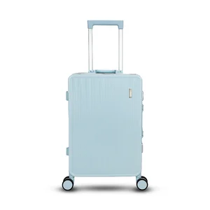 OEM Unisex Spinner Luggage with Durable PC Material Narrow Frame and Aluminum Wheels Available in Multiple Models for Travel