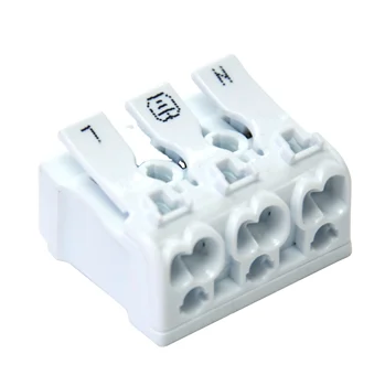 PCB pluggable degree white plastic wire terminal block connectors