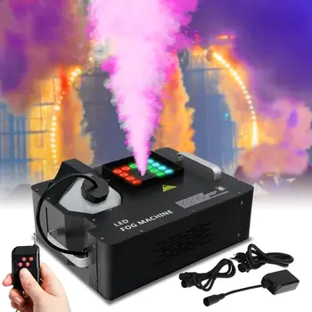 Dj Disco Fog Smoke 1500w Dmx Led Wireless Remote Upword Spray Effect Party Club Halloween Decoration Fogger Fogging Machine