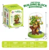 Green shade treehouse-with dust cover
