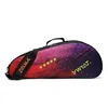 866 single shoulder starry sky orange badminton bag - 3-6 pack