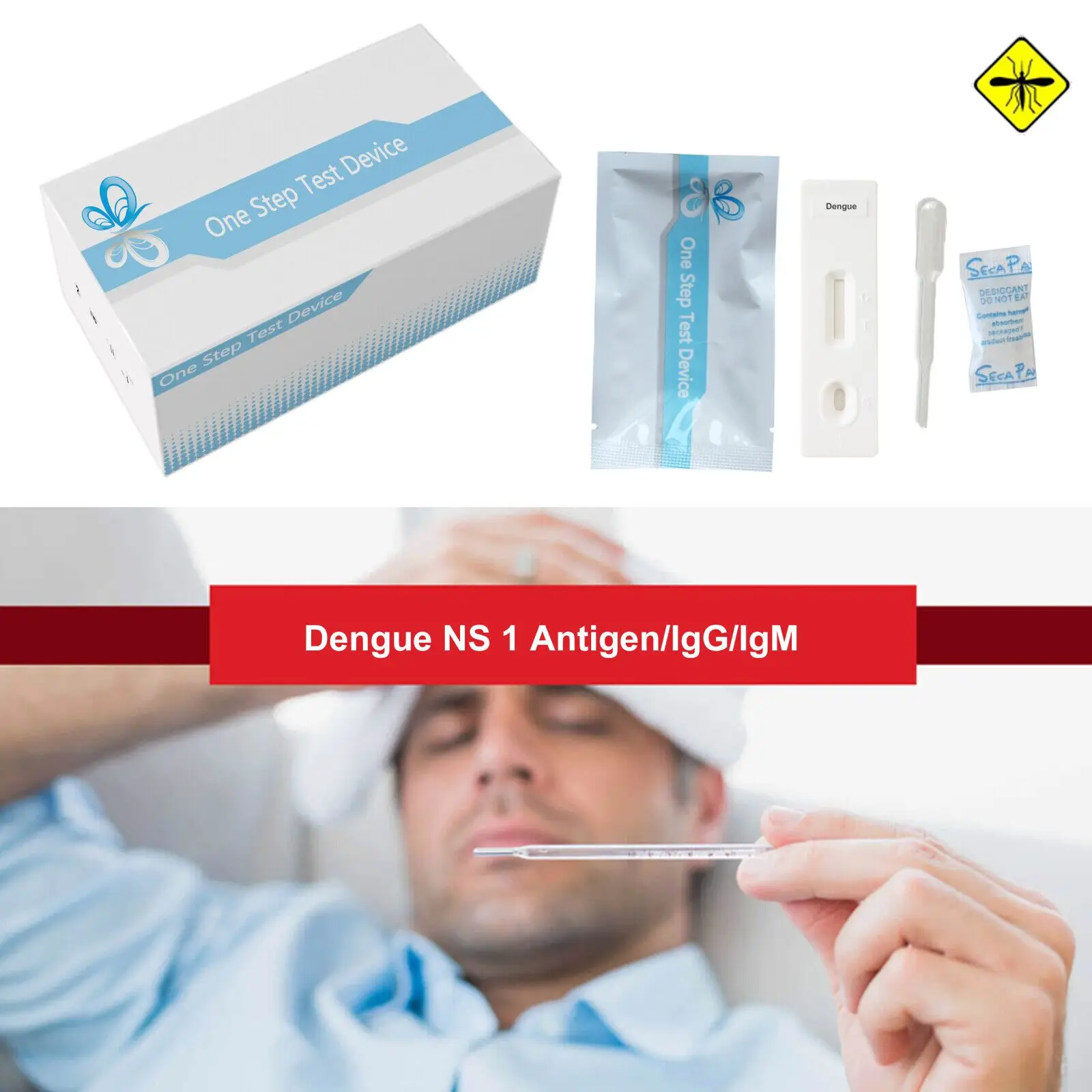 Un Paso Dengue Ns1 Igg Igm Antigen Kit De Prueba Rapid Certificado Ce ...