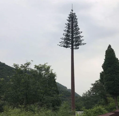 Heavy-duty Bionic Tree-shaped Communication Tower  Detailed Design  Corrosion-resistant  for Nature Reserves and Tourist Islands