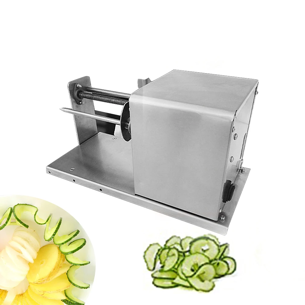 Commercial Spiral Cutter Potato Making Machine Rotary Potato Chips Machine