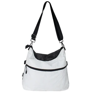 Eco friendly waterproof woman handbag tote shoulder tyvek sling bag